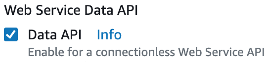 Data API: checked